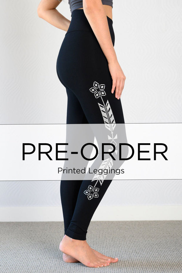 Printed on sale winter leggings