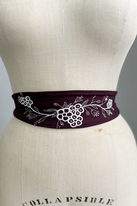 Ceinture Héritage avec broderie