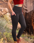 WINTER SEASON Pocket Legging - Charcoal