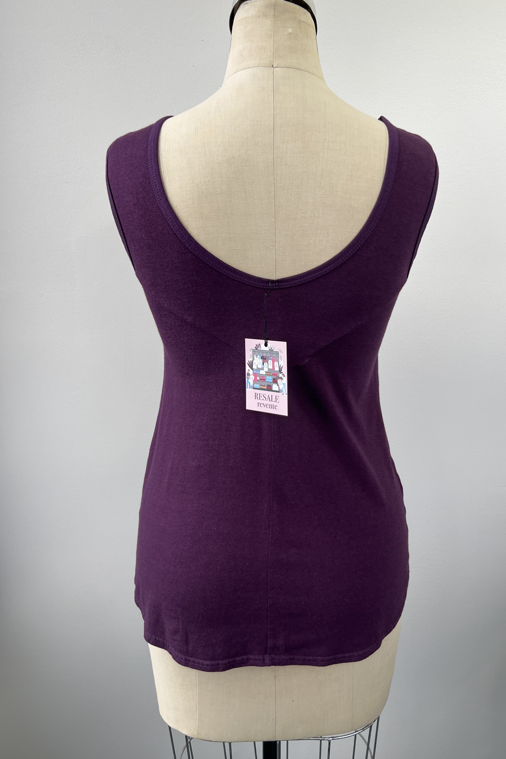 RESALE - Molina Cami - S- Eggplant -RE263