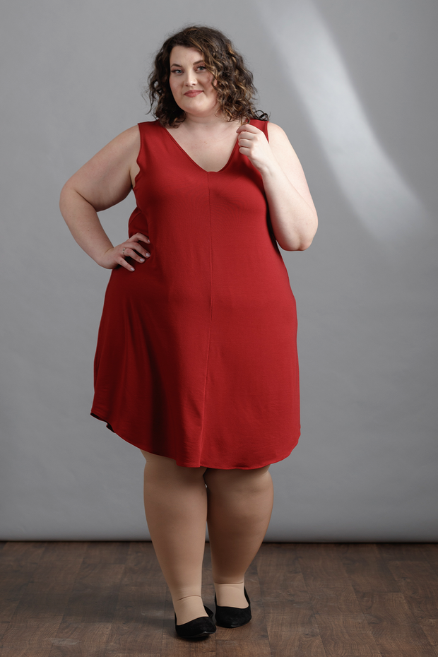 5x red best sale dress
