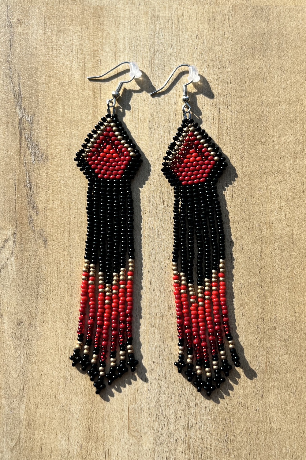 Native american hot sale bead earrings