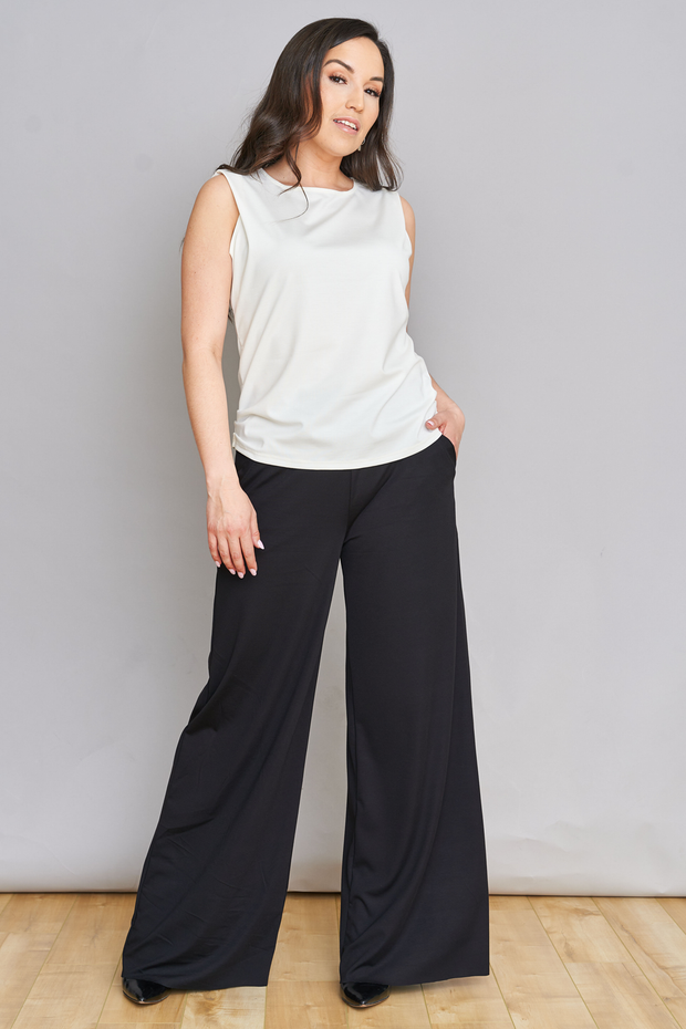 a new day, Pants & Jumpsuits, Womens Highrise Wide Leg Fluid Pants A  Newday Beige 6